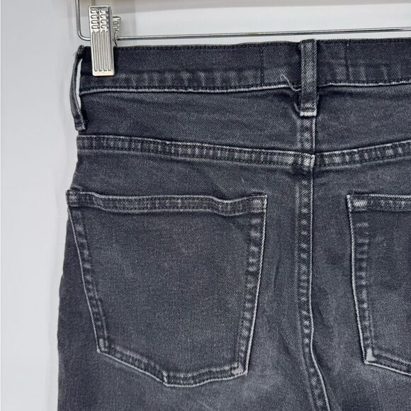 Everlane The High Rise Straight Black Jeans Women's Size 27 Regular - Picture 4 of 7